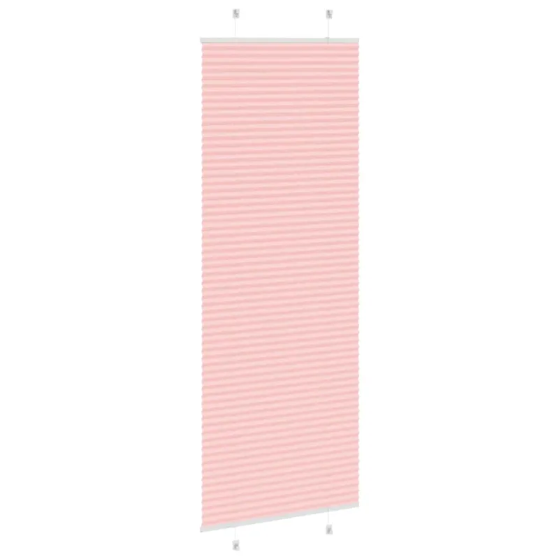 Klostuotos žaliuzės, rožinės spalvos, 75x200 cm, audinys, plotis 74,4 cm, poliesteris