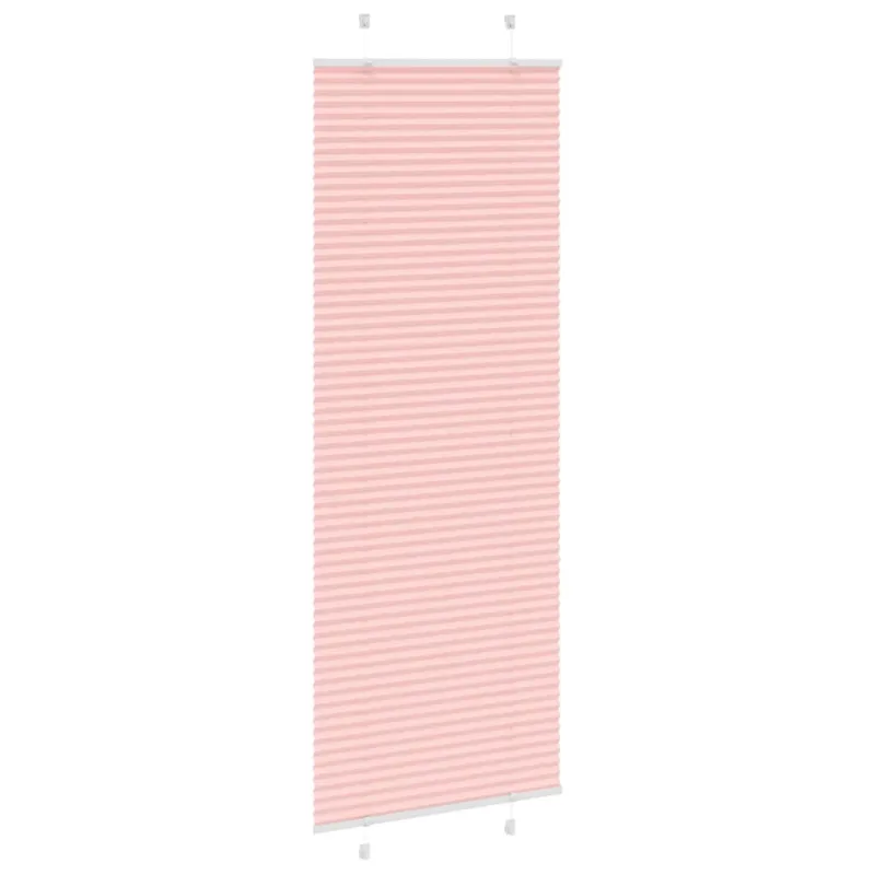 Klostuotos žaliuzės, rožinės, 80x200 cm, audinys, plotis 79,4 cm, poliesteris