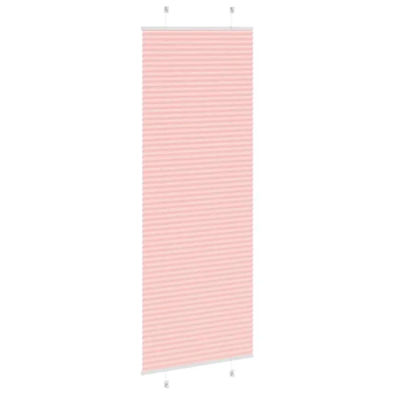 Klostuotos žaliuzės, rožinės, 80x200 cm, audinys, plotis 79,4 cm, poliesteris