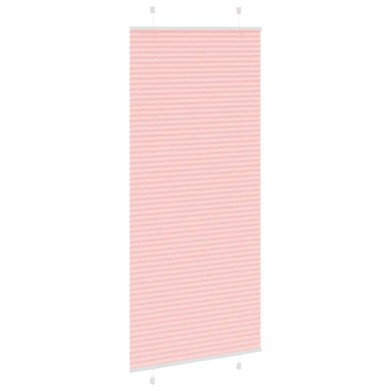Klostuotos žaliuzės, rožinės, 85x200 cm, audinys, plotis 84,4 cm, poliesteris