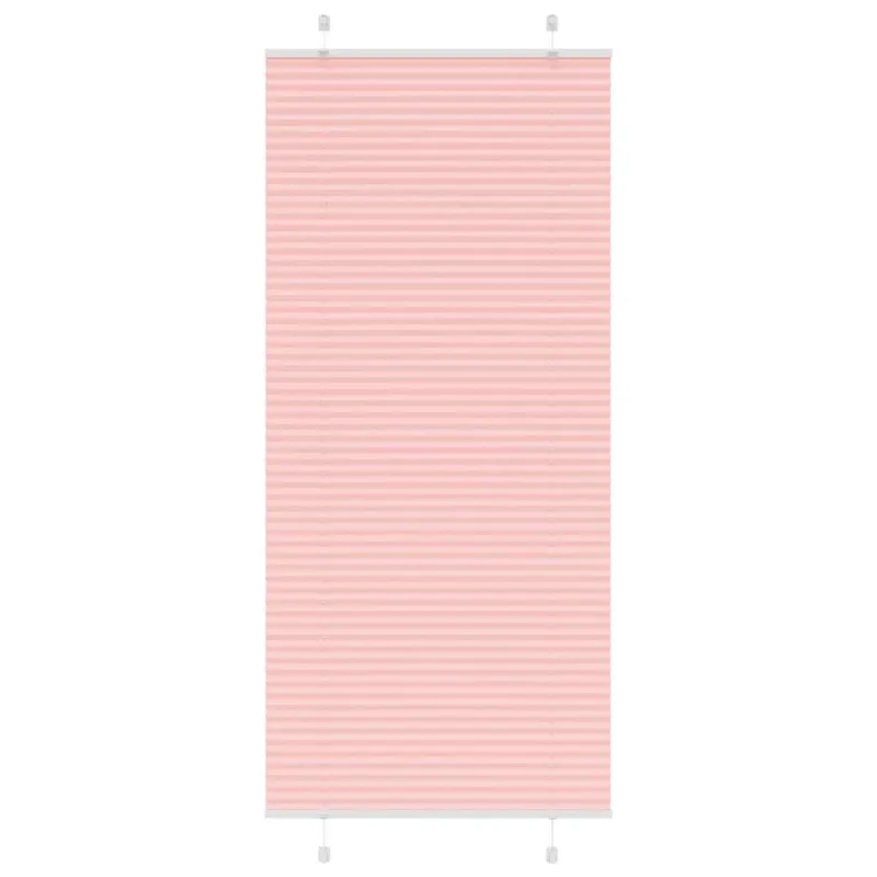 Klostuotos žaliuzės, rožinės, 95x200 cm, audinys, plotis 94,4 cm, poliesteris