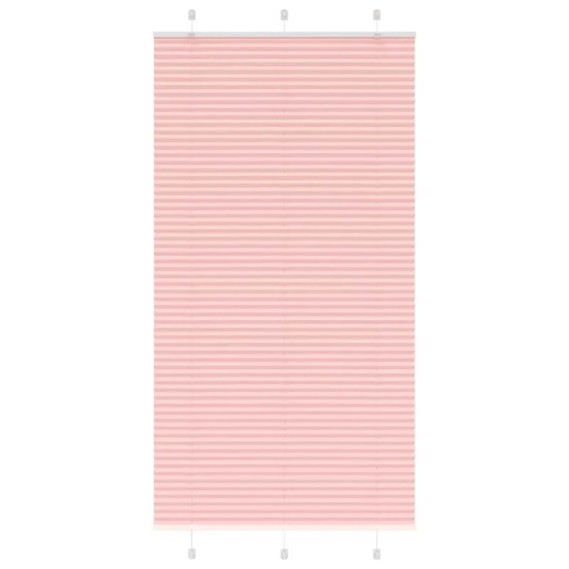 Klostuotos žaliuzės, rožinės spalvos, 105x200 cm, audinys, plotis 104,4 cm, poliesteris