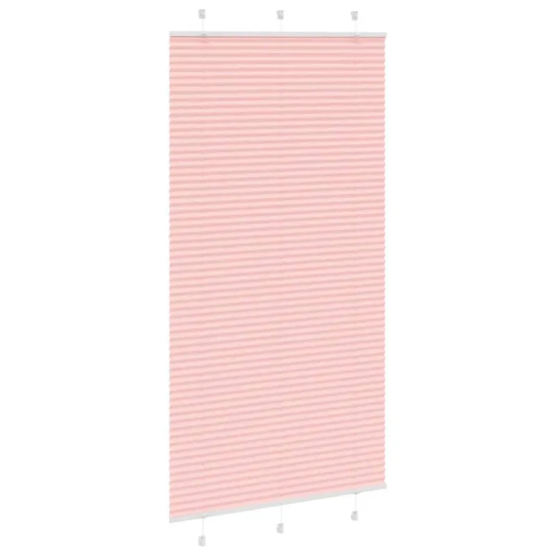 Klostuotos žaliuzės, rožinės spalvos, 105x200 cm, audinys, plotis 104,4 cm, poliesteris