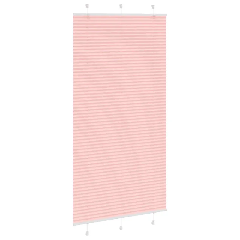 Klostuotos žaliuzės, rožinės spalvos, 110x200 cm, audinys, plotis 109,4 cm, poliesteris
