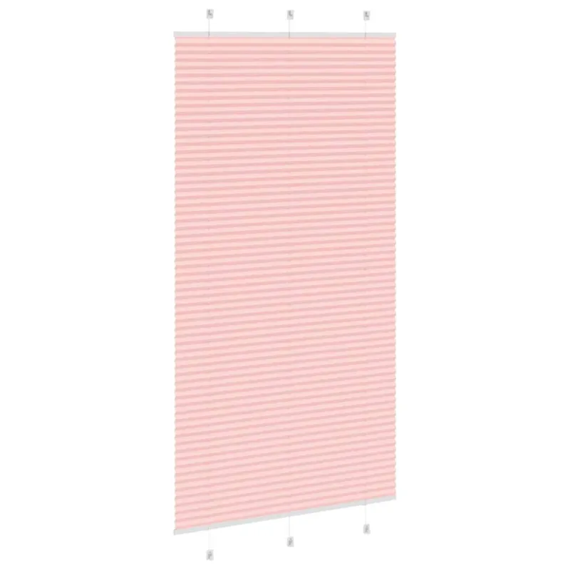 Klostuotos žaliuzės, rožinės spalvos, 110x200 cm, audinys, plotis 109,4 cm, poliesteris