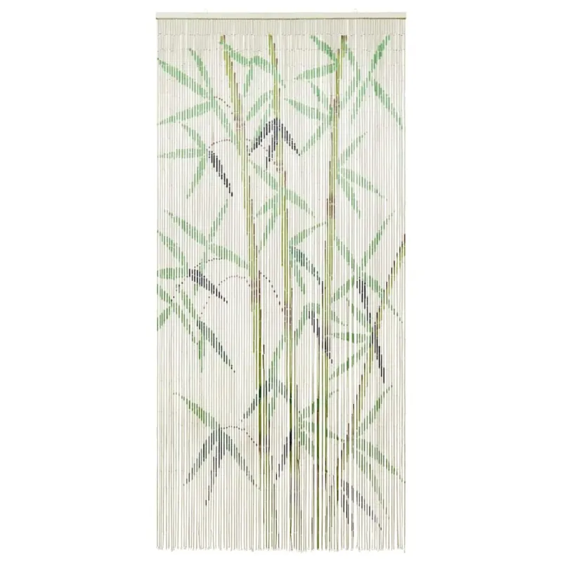 Vabzdžių užuolaida durims, bambuko raštas, 100x200 cm, bambukas