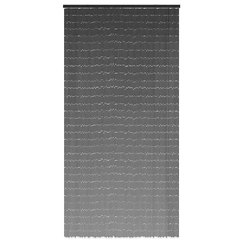 Vabzdžių užuolaida durims, tamsiai pilka, 90x220 cm, bambukas