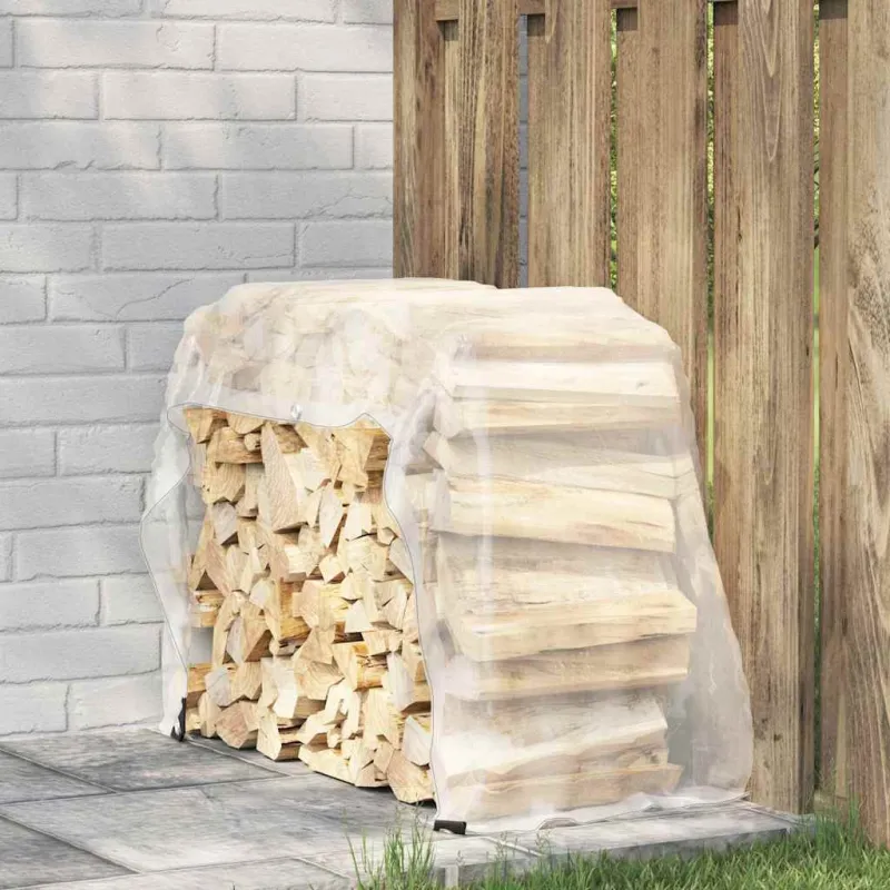 Skaidrus brezentas su kilpelėmis, 1x2 m, polietilenas