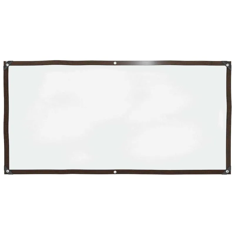 Skaidrus brezentas su kilpelėmis, 1x2 m, polietilenas