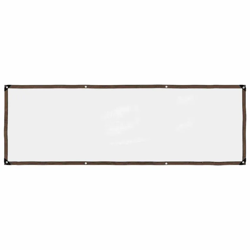 Skaidrus brezentas su kilpelėmis, 1x3 m, polietilenas