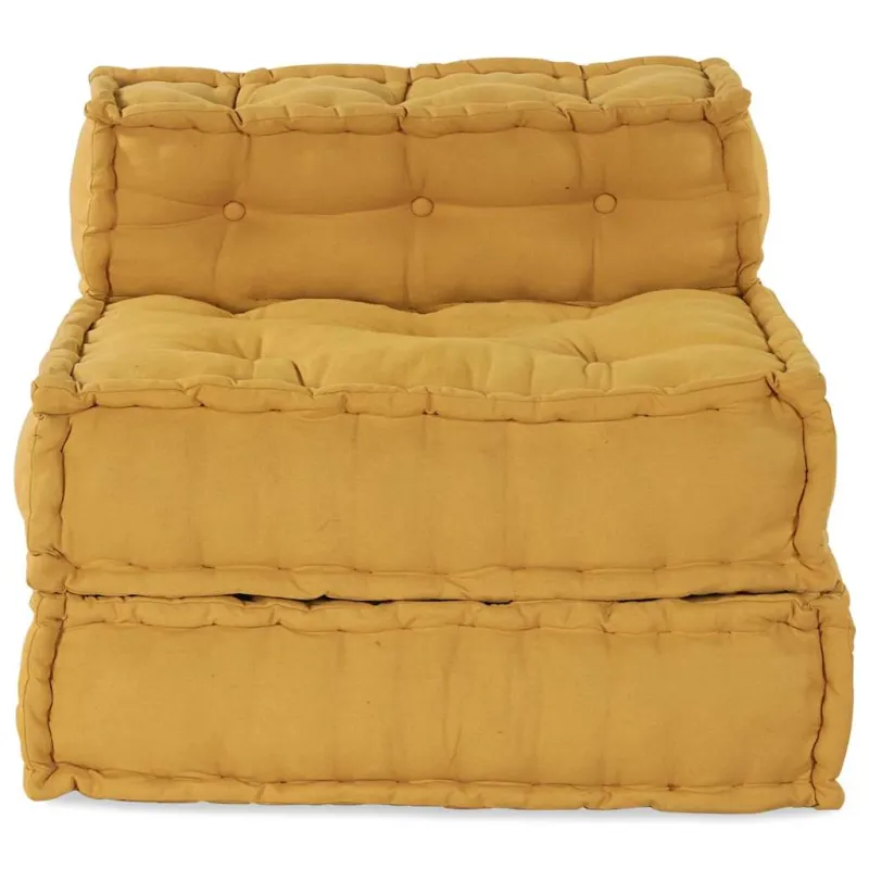 Modulinė sofa, geltona, 70x70x54 cm, audinys
