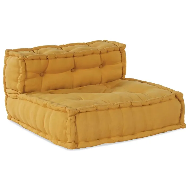 Modulinė sofa, geltona, 70x70x54 cm, audinys