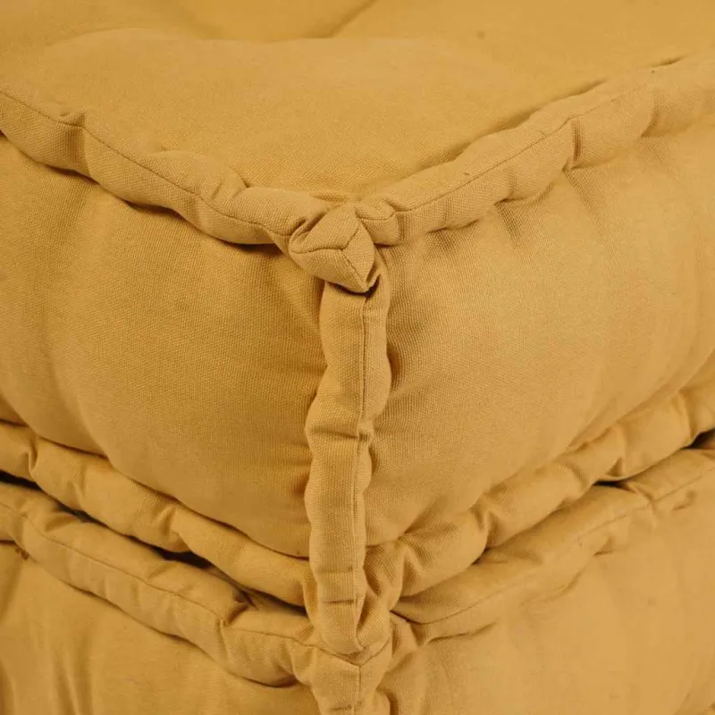 Modulinė sofa, geltona, 70x70x54 cm, audinys