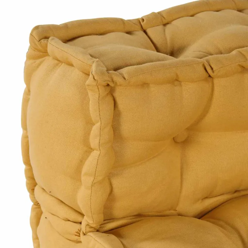 Modulinė sofa, geltona, 70x70x54 cm, audinys