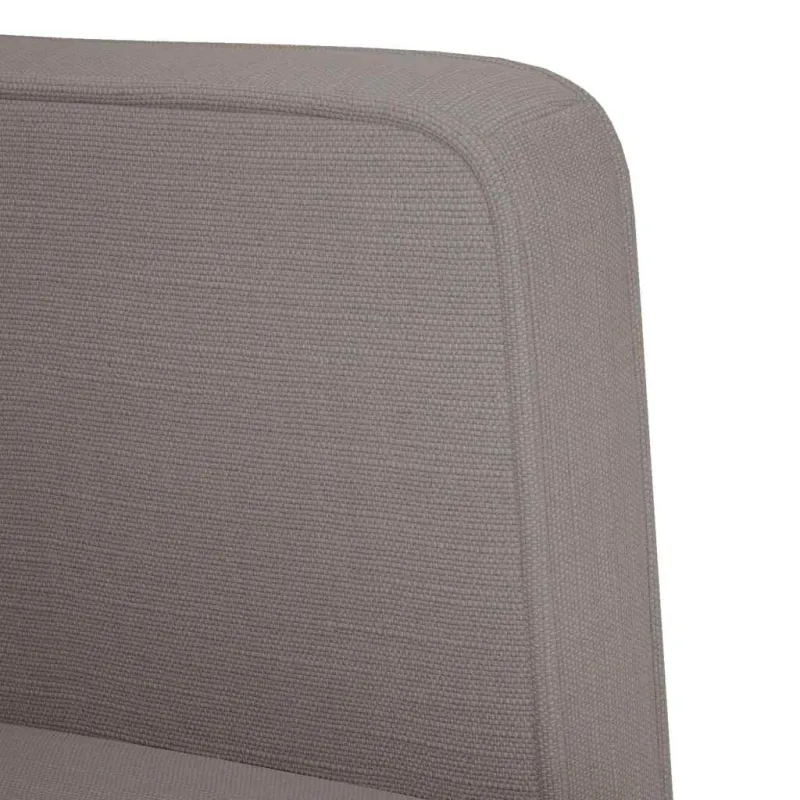 Dvivietė sofa, pilkai ruda, 111 cm, audinys