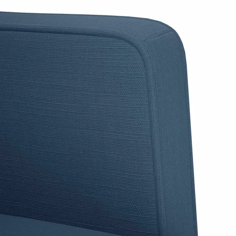 Dvivietė sofa, mėlyna, 111 cm, audinys