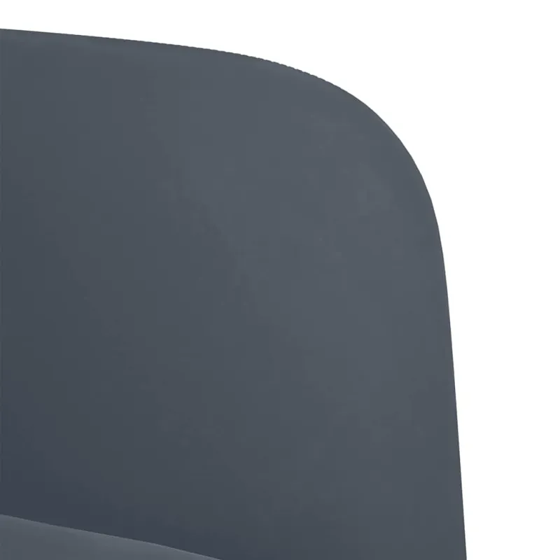 Dvivietė sofa, tamsiai pilka, 109 cm, aksomas
