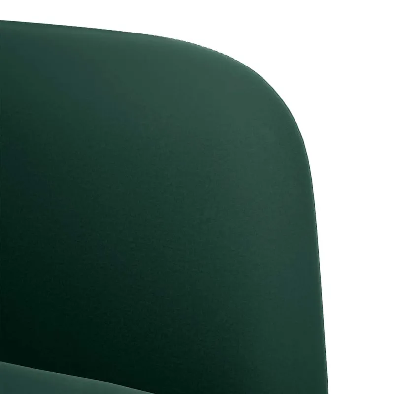 Dvivietė sofa, tamsiai žalia, 109 cm, aksomas