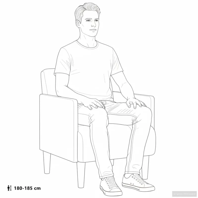 Sofa-kėdė su porankiais, tamsiai pilka, 55 cm, aksomas