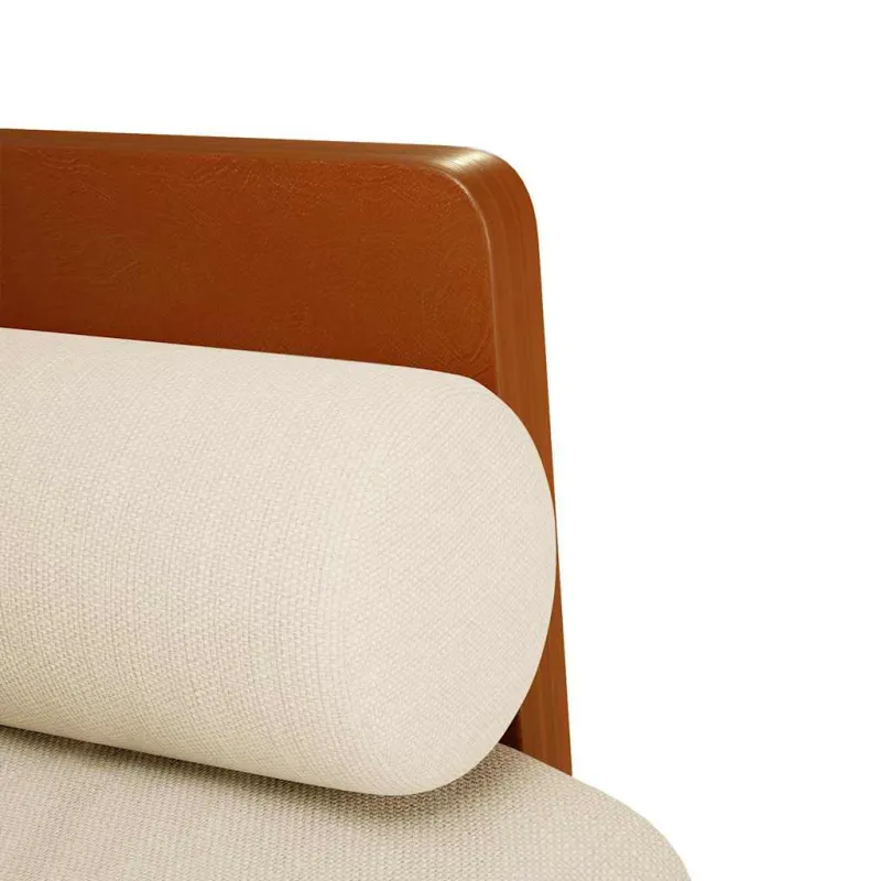 Dvivietė sofa su pagalvėlėmis, 110 cm, linas