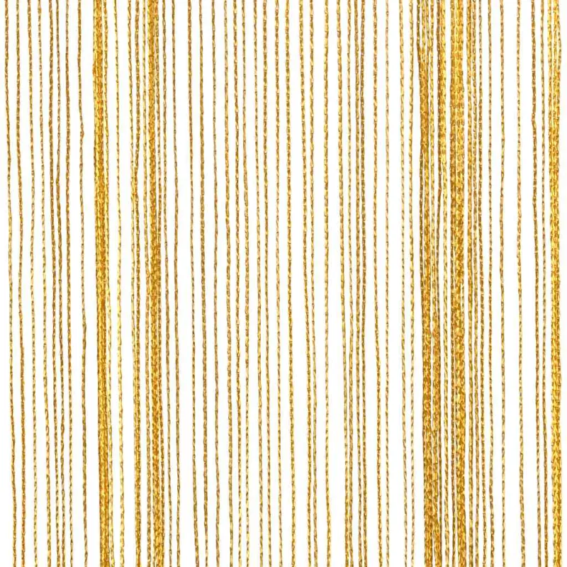 Virvelinės užuolaidos, 2 vnt., auksinės spalvos, 100x250 cm