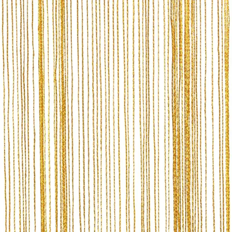 Virvelinės užuolaidos, 2 vnt., auksinės spalvos, 140x250 cm