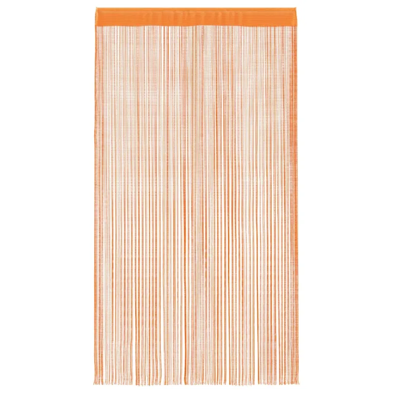 Virvelinės užuolaidos, 2 vnt., oranžinės, 100x250 cm
