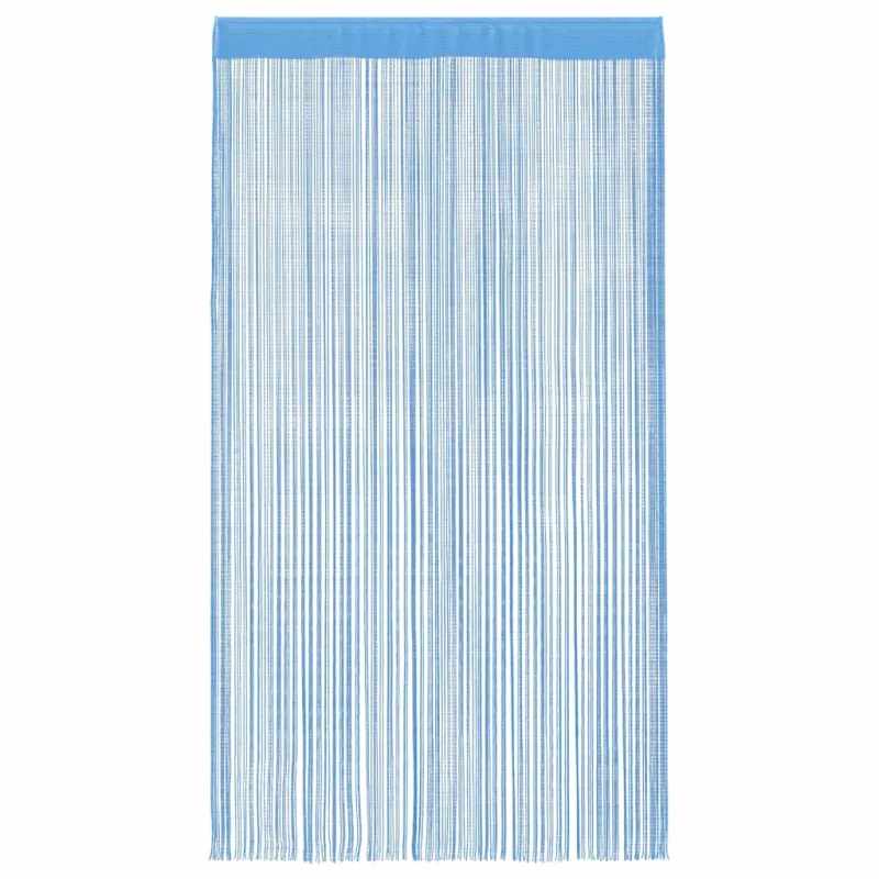Virvelinės užuolaidos, 2 vnt., šviesiai mėlynos, 100x250 cm