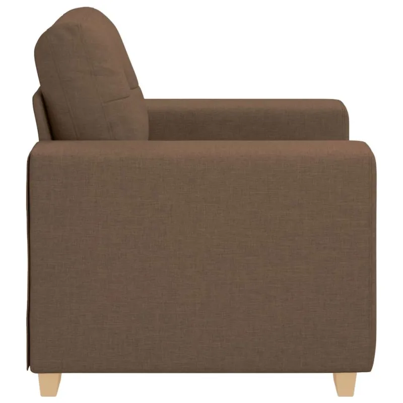 Sofa-kėdė, ruda, 100x78x80 cm, audinys