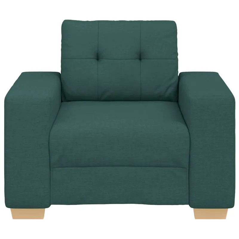 Sofa-kėdė, tamsiai žalia, 100x78x80cm, audinys