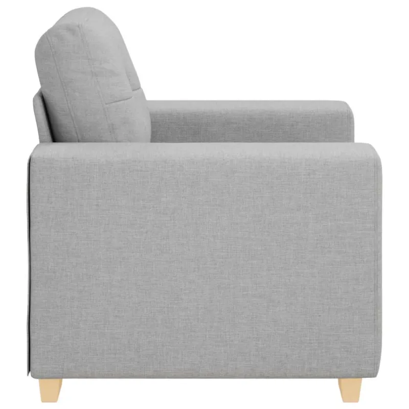 Sofa-kėdė, debesų pilka, 100x78x80 cm, audinys