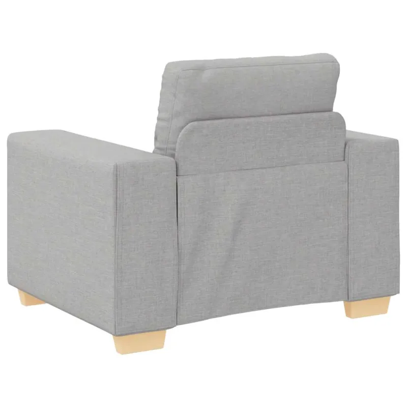 Sofa-kėdė, debesų pilka, 100x78x80 cm, audinys
