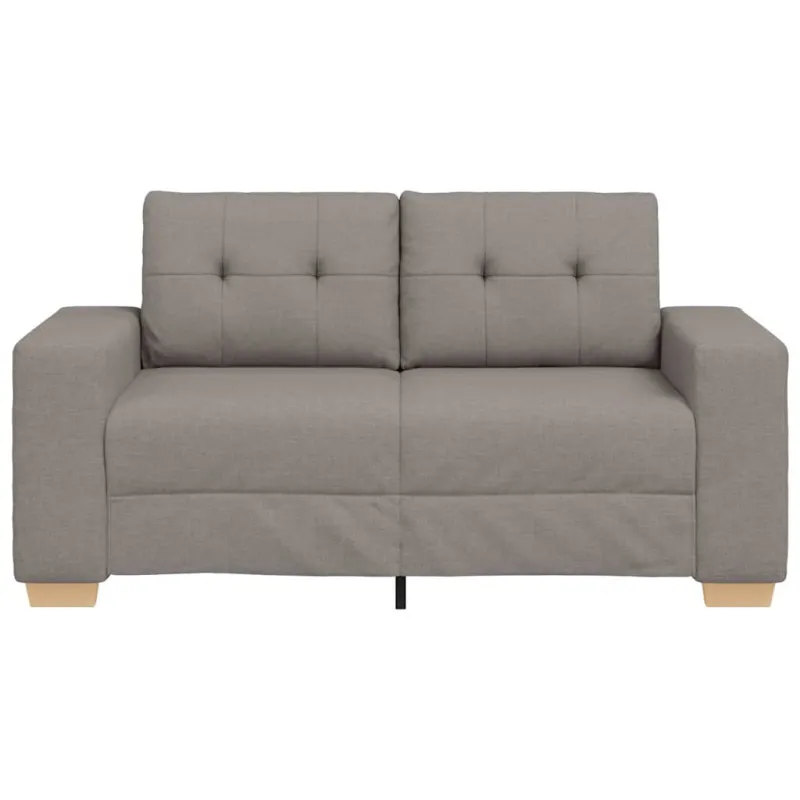 Dvivietė sofa, pilkai pilka, 160x77x82 cm, audinys