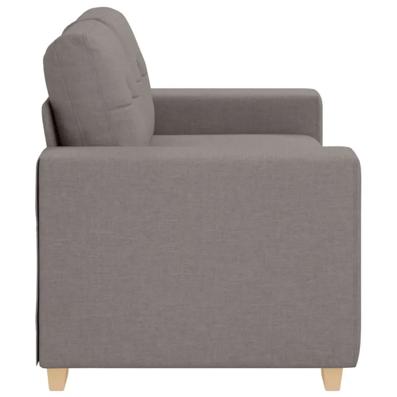 Dvivietė sofa, pilkai pilka, 160x77x82 cm, audinys