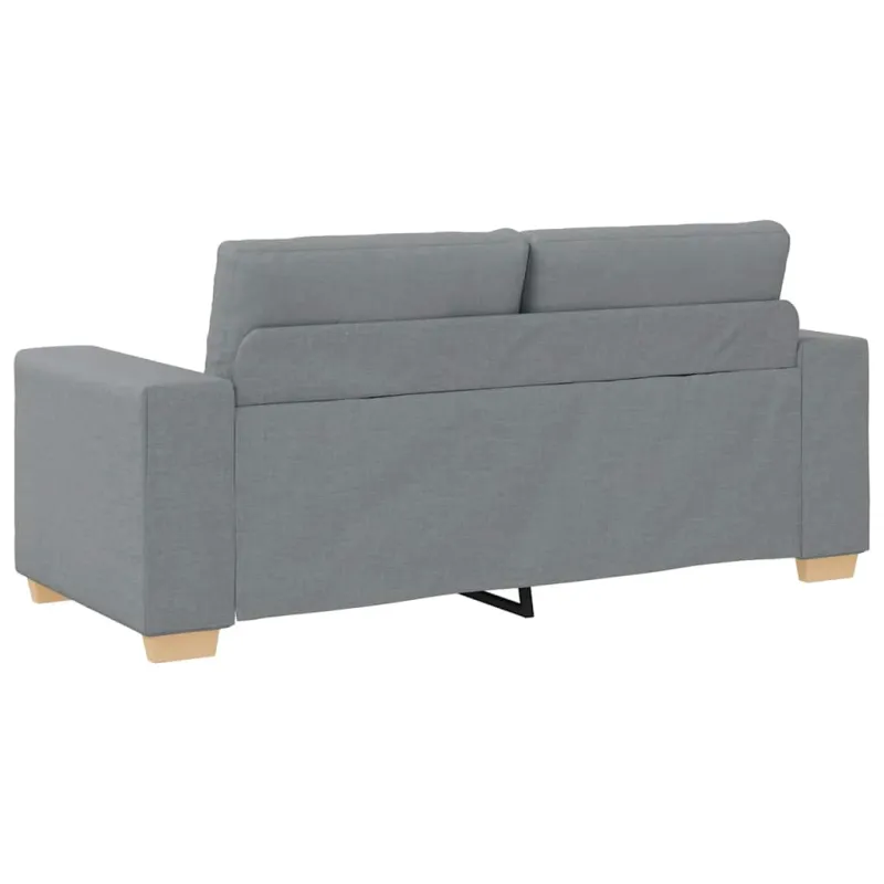 Dvivietė sofa, šviesiai pilka, 180x77x82 cm, audinys