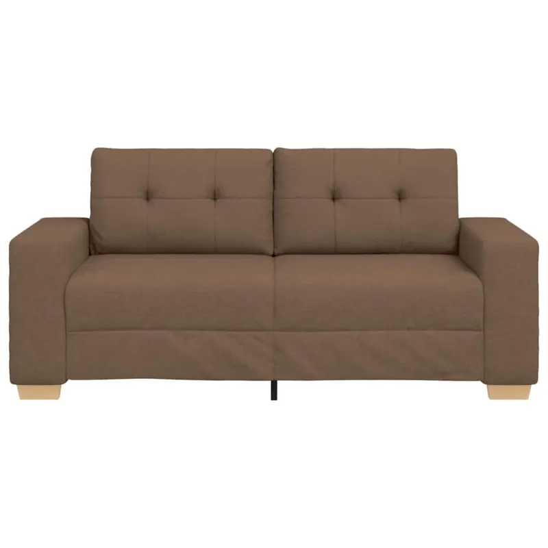 Dvivietė sofa, ruda, 180x77x82 cm, audinys