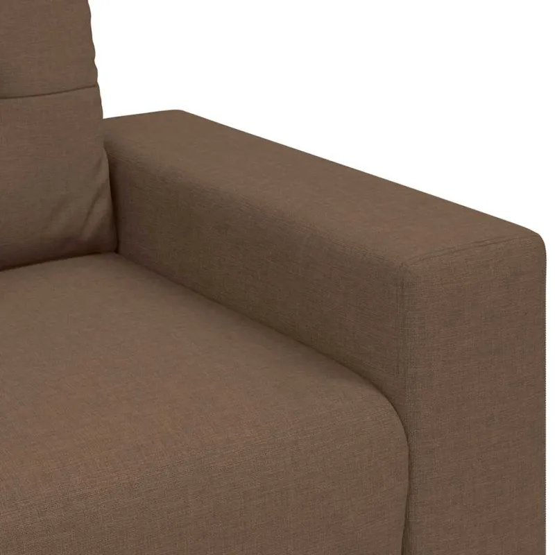 Dvivietė sofa, ruda, 180x77x82 cm, audinys