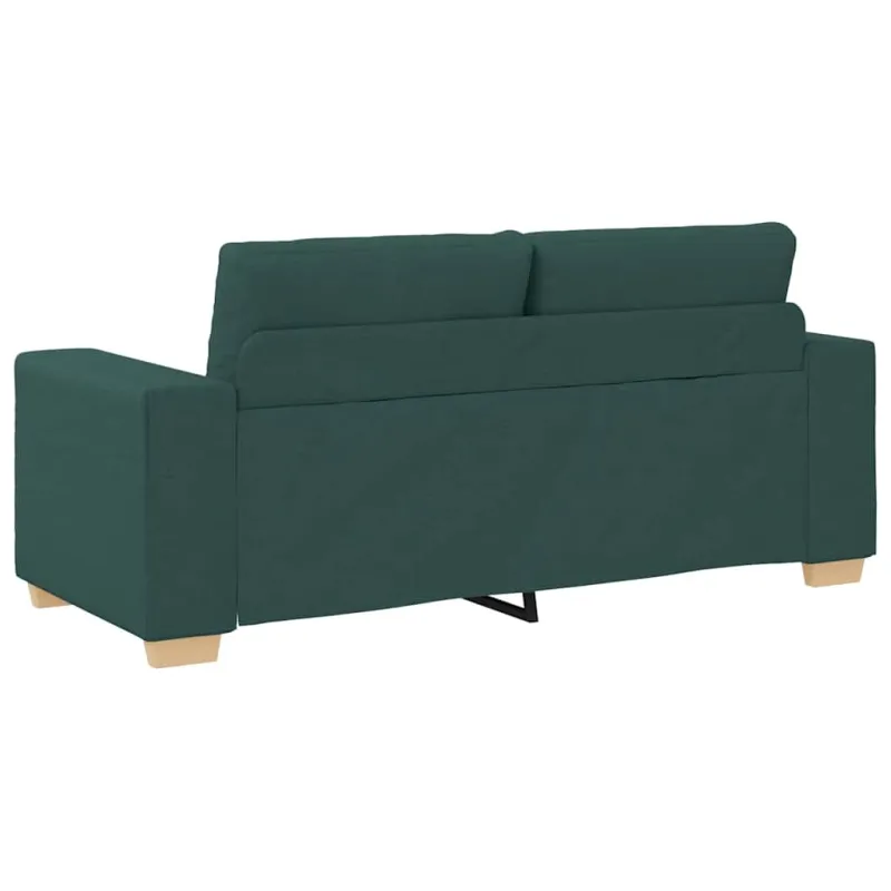 Dvivietė sofa, tamsiai žalia, 180x77x82 cm, audinys