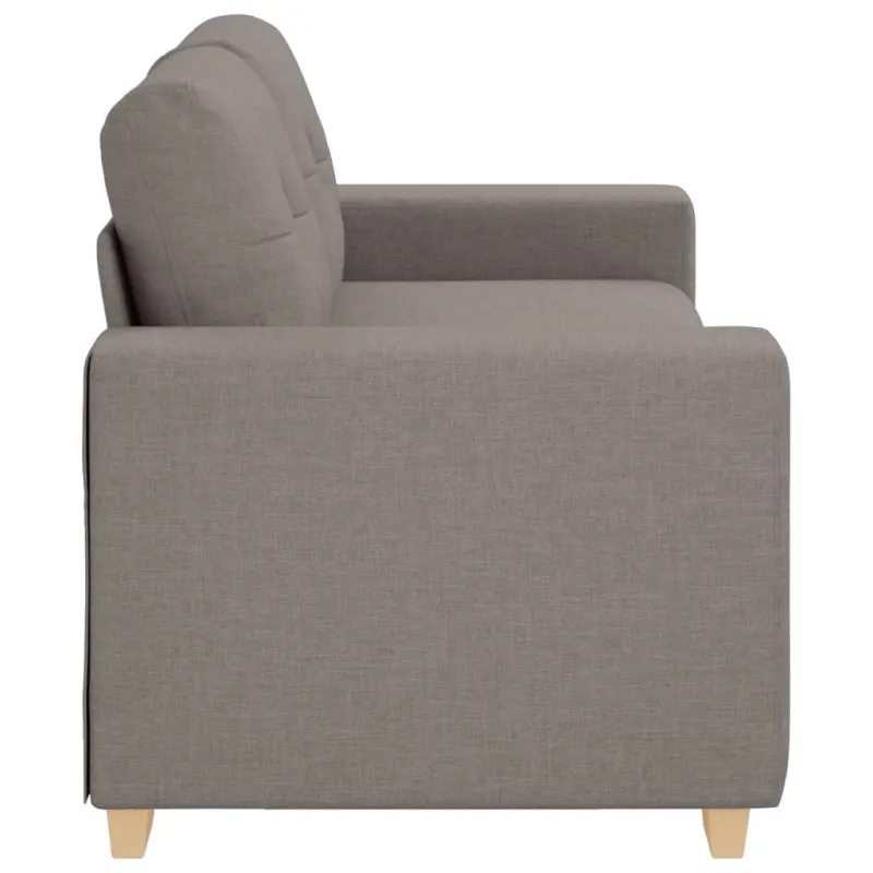 Dvivietė sofa, pilkai pilka, 180x77x82 cm, audinys