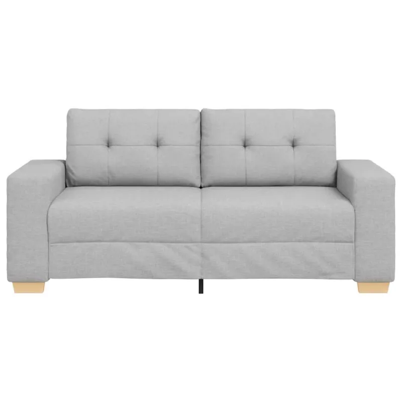 Dvivietė sofa, debesų pilka, 180x77x82 cm, audinys
