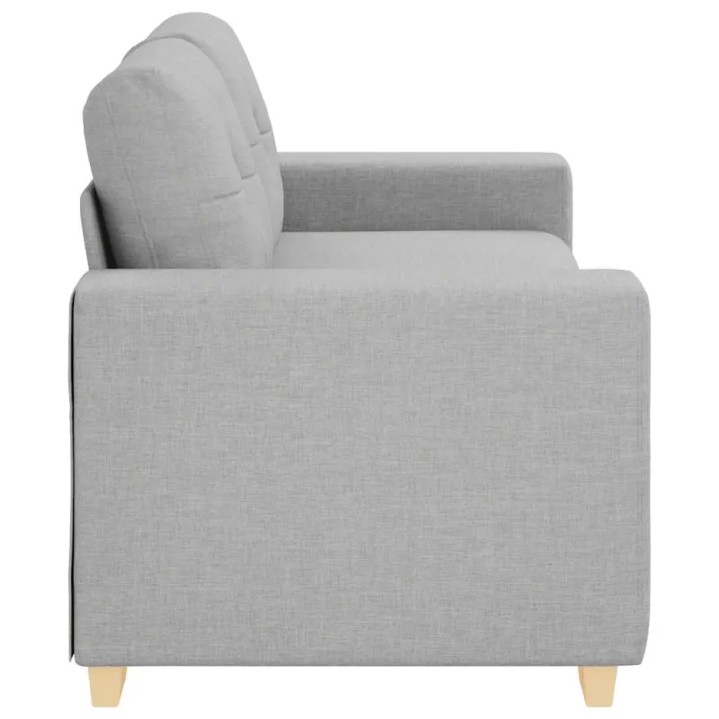 Dvivietė sofa, debesų pilka, 180x77x82 cm, audinys