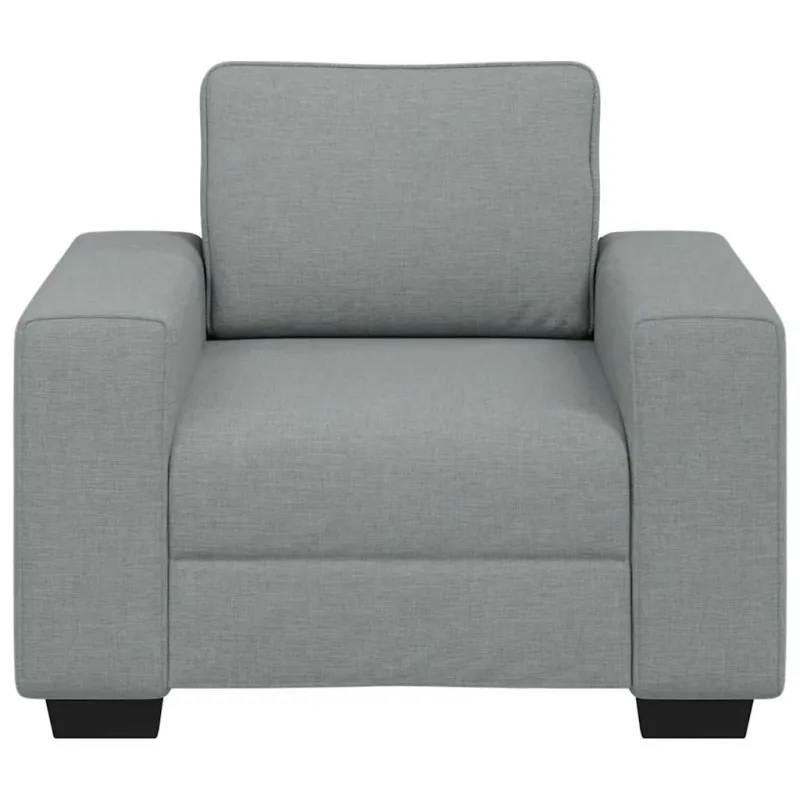 Sofa-kėdė, šviesiai pilka, 100x77x82 cm, audinys