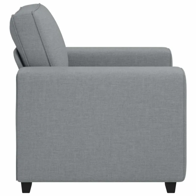 Sofa-kėdė, šviesiai pilka, 100x77x82 cm, audinys