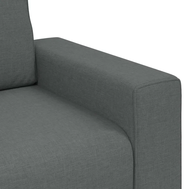 Sofa-kėdė, tamsiai pilka, 100x77x82 cm, audinys