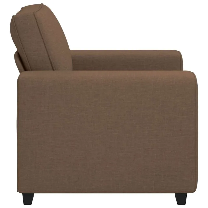 Sofa-kėdė, ruda, 100x77x82 cm, audinys