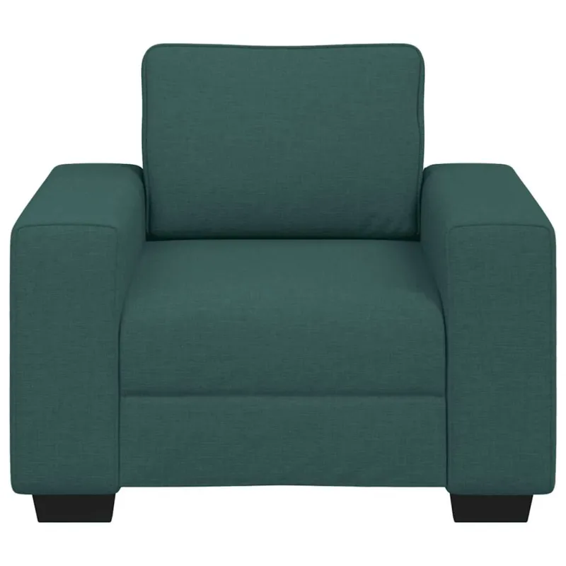 Sofa-kėdė, tamsiai žalia, 100x77x82 cm, audinys