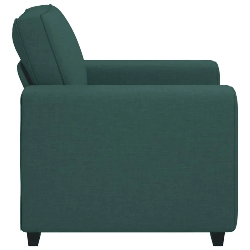 Sofa-kėdė, tamsiai žalia, 100x77x82 cm, audinys