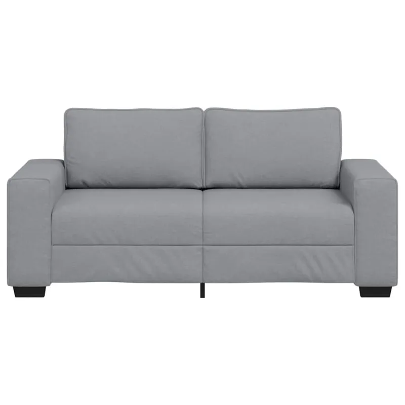 Dvivietė sofa, šviesiai pilka, 180x77x82 cm, audinys