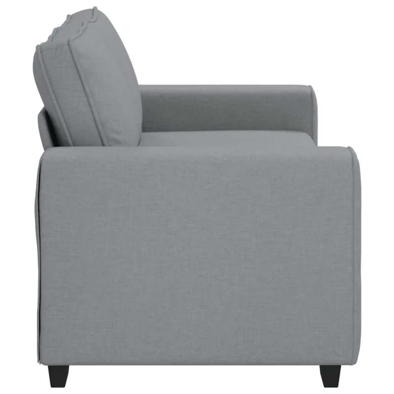 Dvivietė sofa, šviesiai pilka, 180x77x82 cm, audinys