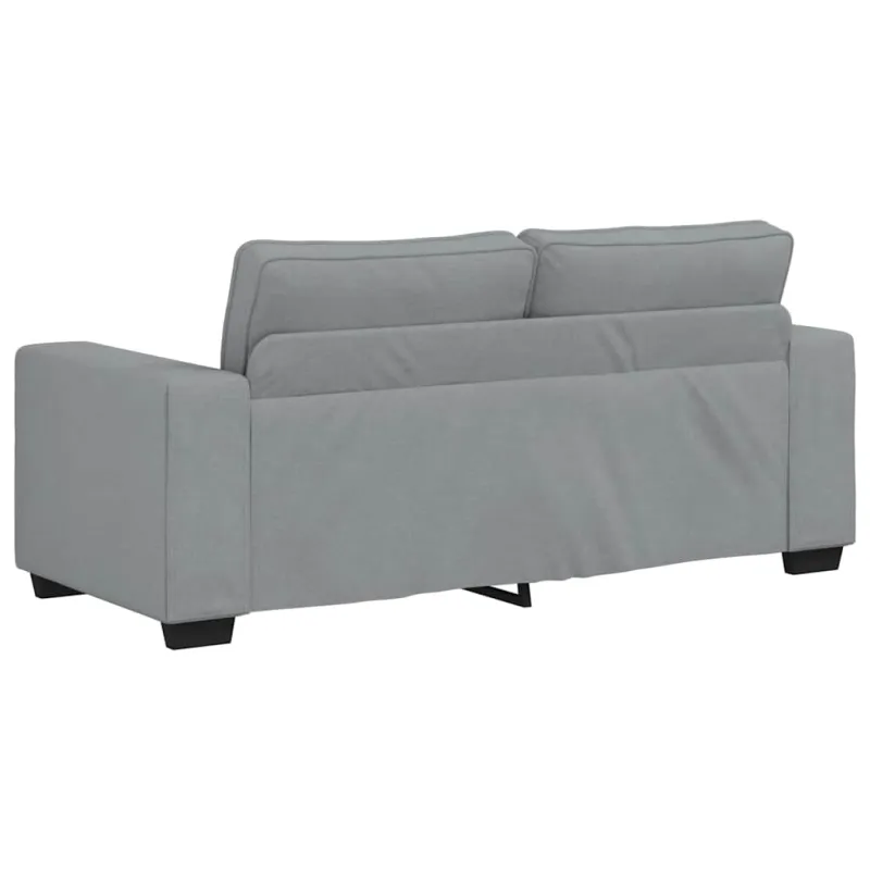 Dvivietė sofa, šviesiai pilka, 180x77x82 cm, audinys
